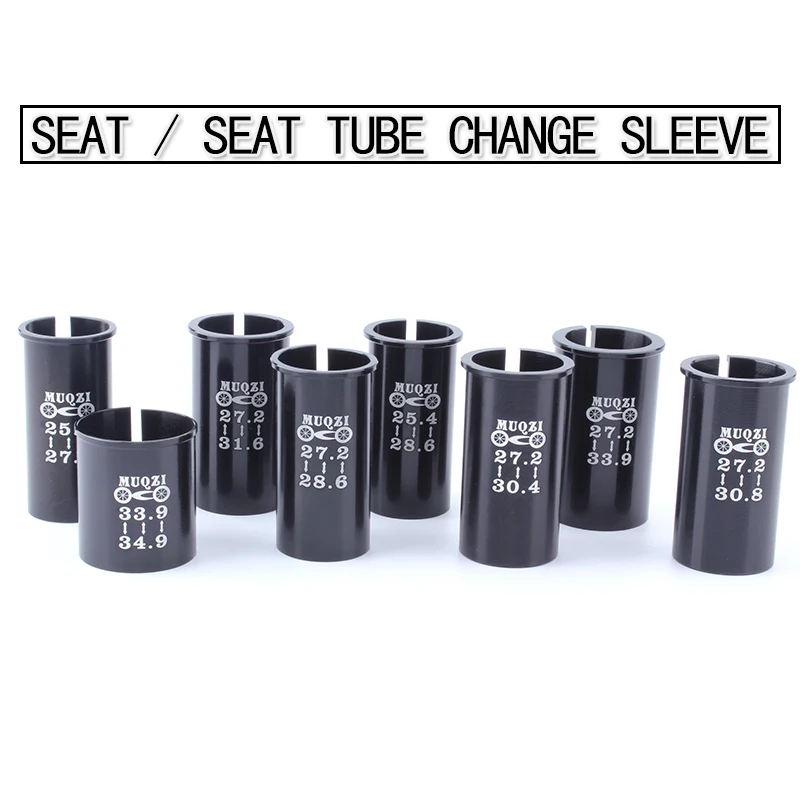 

MUQZI Dead Fly Road Bike Seat Tube Seatpost Reducing Sleeve 25.4 To 27.2 25.4 To 28.6 27.2 To 33.9 27.2 To 28.6 27.2 Turn 30.8