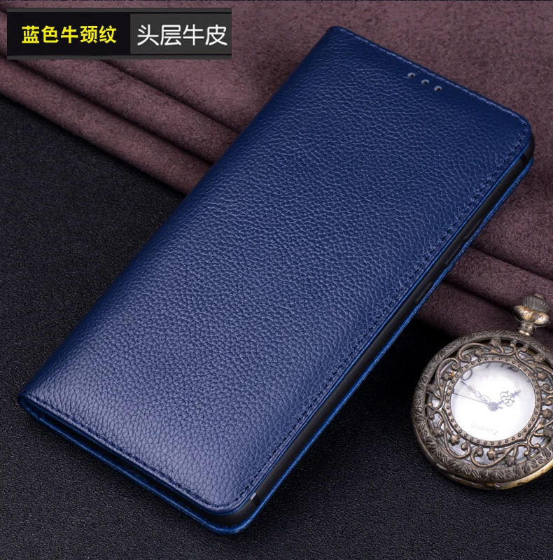 Чехол для Redmi Note 7, роскошный чехол из натуральной кожи для Xiaomi Redmi Note 7, чехол для телефона s с закаленным стеклом, защита экрана
