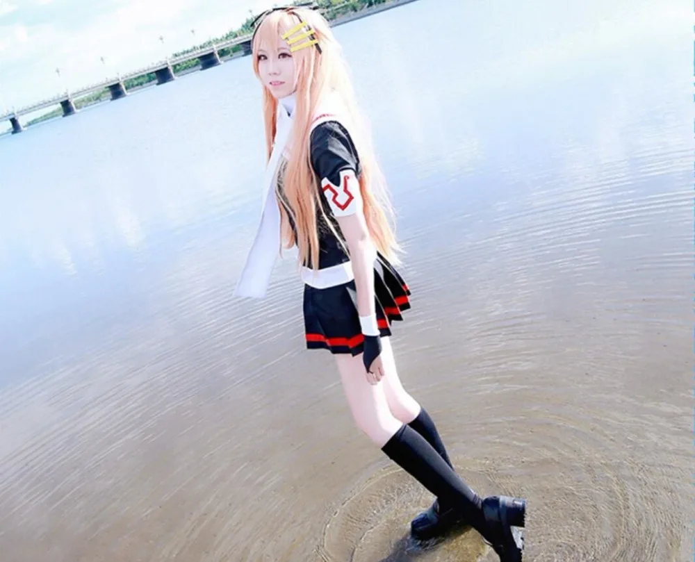 Игра Kantai Collection Косплей Аниме Мультфильм Хэллоуин вечевечерние НКА cos yuudachi костюм