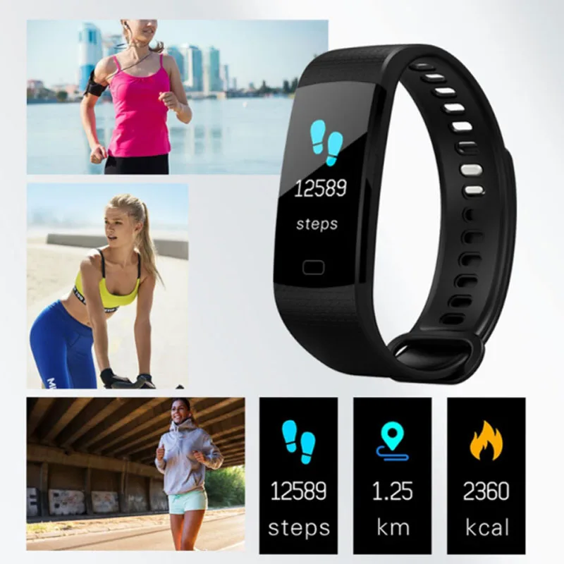 Горячая Y5 смарт браслет спортивный умный Браслет измерение пульса артериального