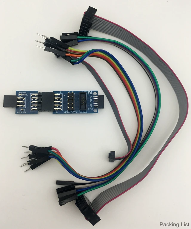 ISCP SPI ATJTAGICE3 atatmel ice adpt AVR atmel cable jlink SAM Transfer Board 10pin 6pin 1 27 мм 2 54 мм|Органайзеры для