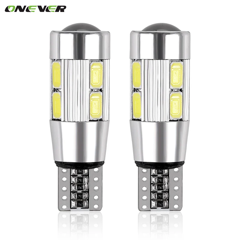 2 шт. стайлинга автомобилей авто светодиодный T10 Canbus 194 W5W 10 SMD 5630 Светодиодный светильник лампа без ошибок светодиодный светильник парковки T10 светодиодный автомобильный боковой светильник