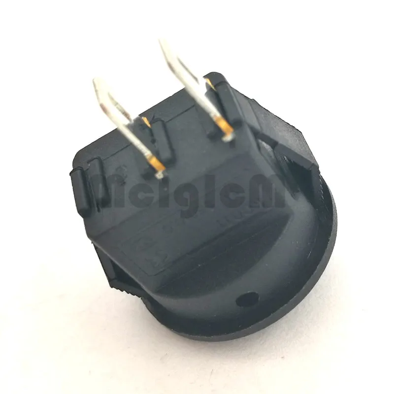 10 шт. кулисный переключатель 3A 250V AC SPST 2 контактный вкл. ВЫКЛ. диаметр 15 мм круглые