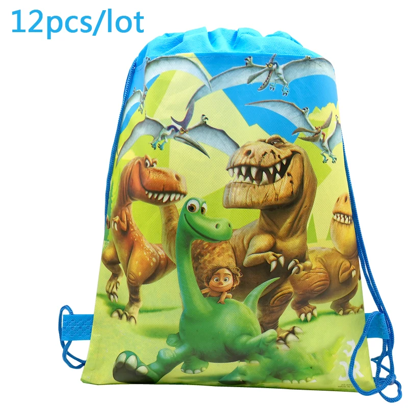 12 шт./лот вечерние сумки с надписью Good Dinosaur Theme Decorate Mochila на день рождения