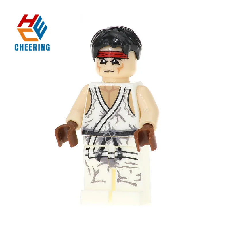 KF1001 Without Box Одиночная Строительные блоки Образование mmoral Kombat Baraka Jax Kitana Kung Lao Liu Kang фигурки Кирпичи игрушки для детей KF1190 - Цвет: KF1001 Without Box