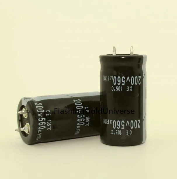 200 в 560 мкФ электролитический конденсатор 22*40 лучшее качество|electrolytic capacitors|560uf