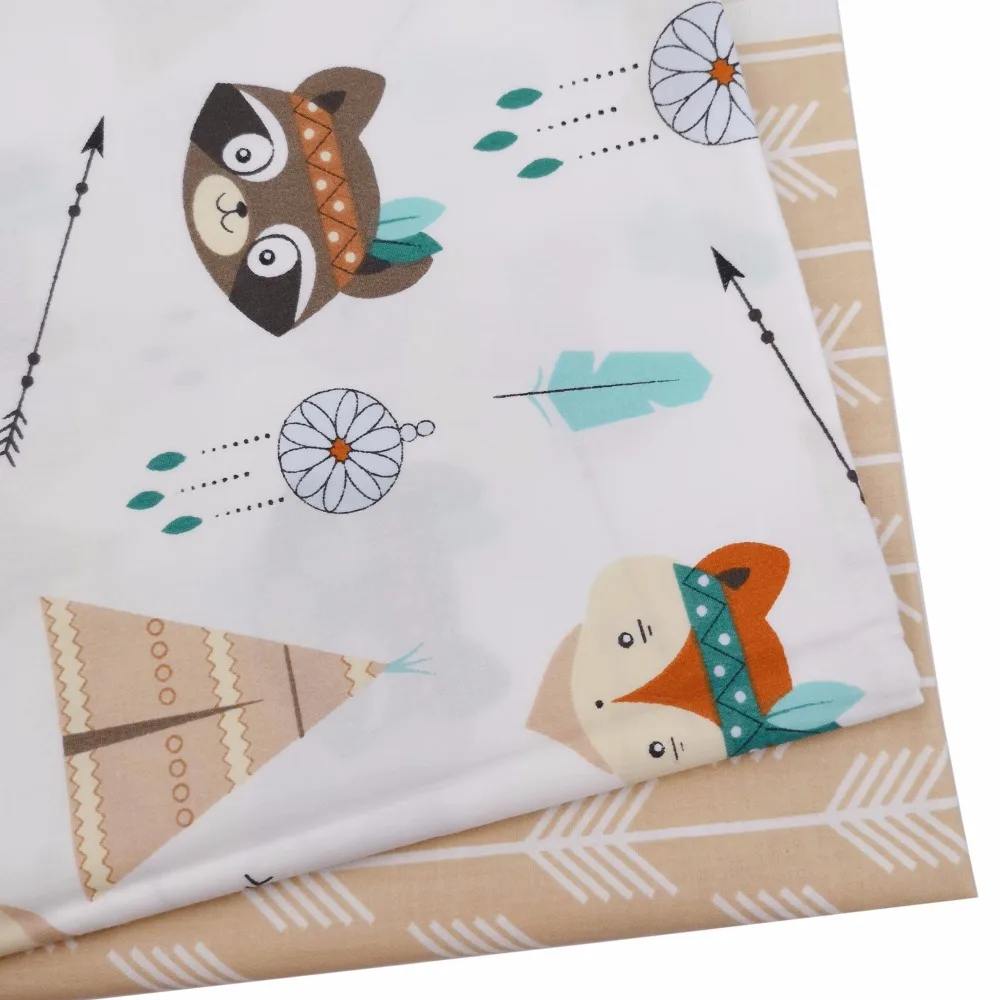 Новинка 100% хлопчатобумажная ткань в виде животного сделай сам лоскутное шитье