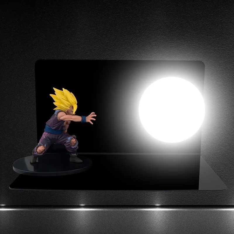 Ночные светильники Dragon Ball Сон Гоку фигурка Вегета светодиодный ночник силовые бомбы настольная лампа Luminaria декоративное освещение комнаты