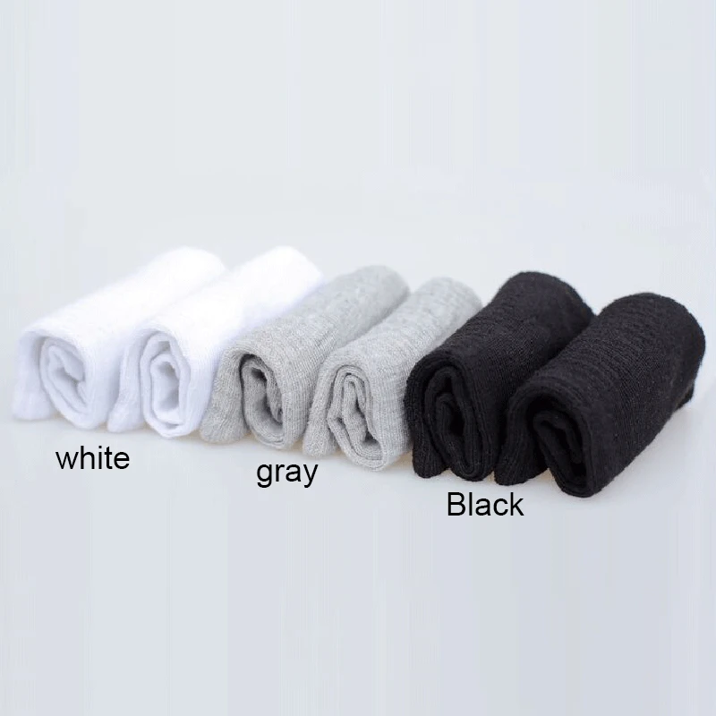 10 Pairs/Lot The Four Season Style Sports Casual Black White Gray Disposable Men Both Indoor Floor Tube Socks Wholesale Hot Sale | Мужская