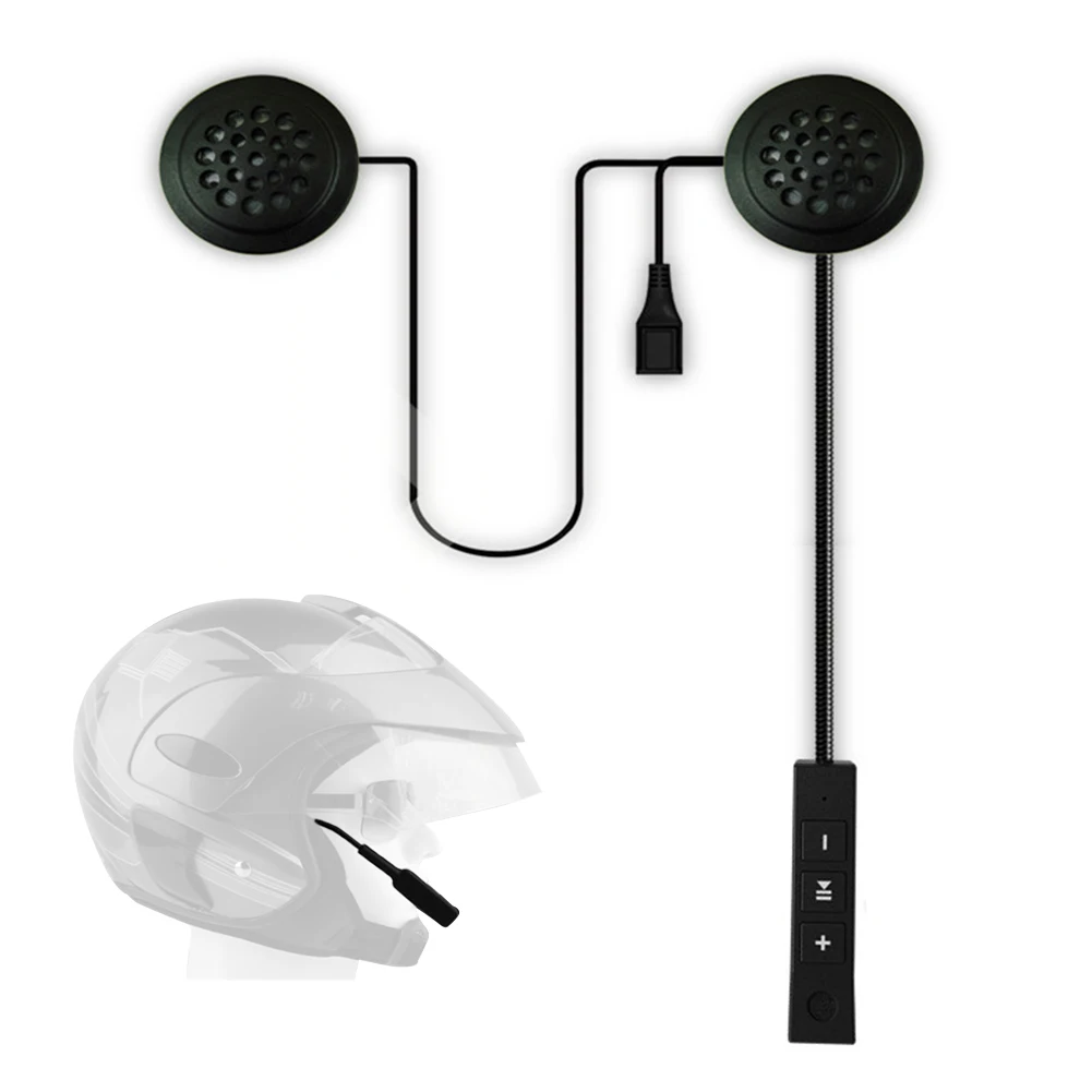 Беспроводные колонки Stero Sound для мотоциклетного шлема Hands Free Длинные Bluetooth