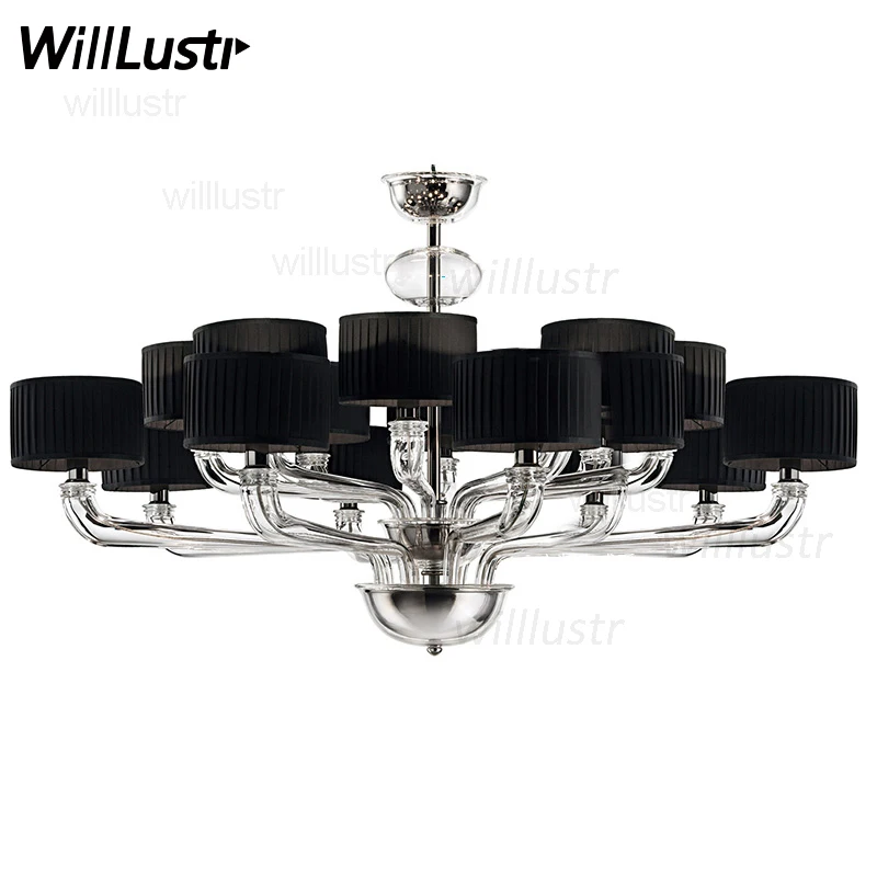 Потолочный светильник современный из закаленного стекла для отеля ресторана