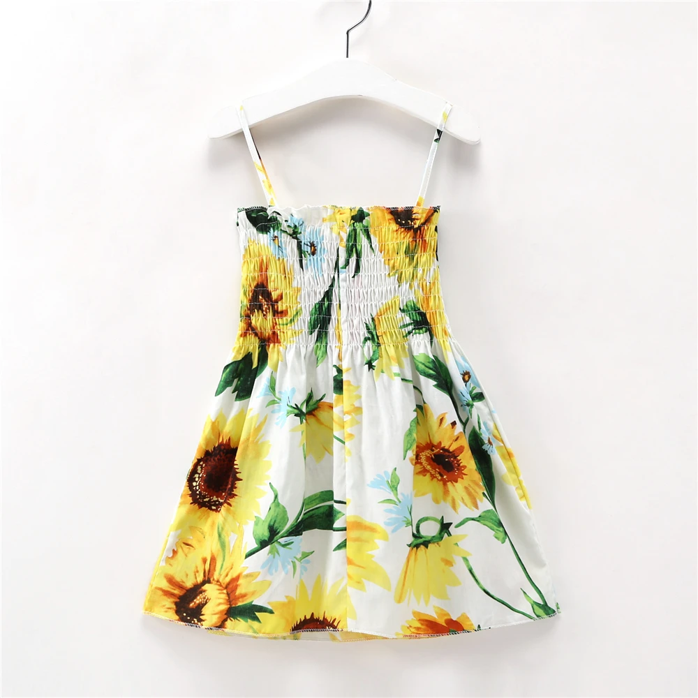 Summer Sleeveless Dress for Girl Children Cotton Braces One-piece 1-6 Years Kids Girls Birthday Party Dresses Toddler Outfits | Детская