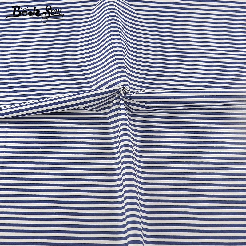 Booksew Текстиль для дома синие полосы Дизайн Вышивание Материал кровать Лист DIY
