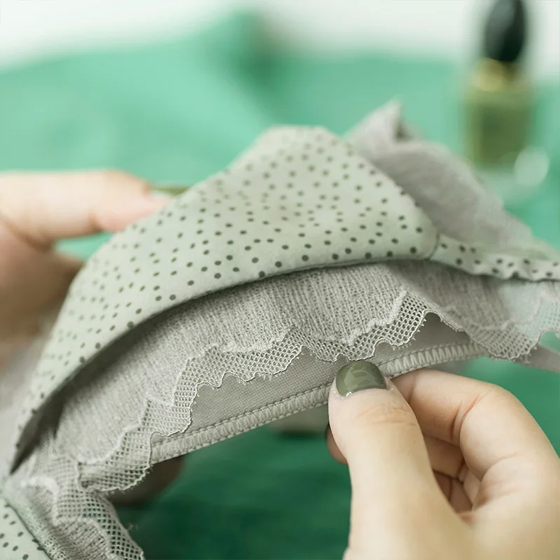 SP & CITY французский простой в горошек сексуальный комплект с бюстгальтером