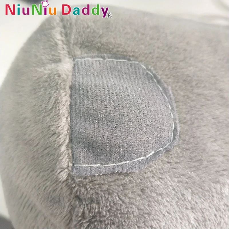Niuniu/плюшевая игрушка из кожи слона для папы, плюшевая мягкая подушка для сна с изображением слона, детские игрушки 60 см на молнии