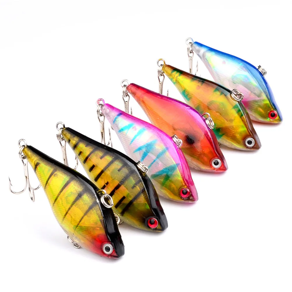 VIB быстрая Тонущая приманка для морской рыбалки с вибрацией жесткая 60 мм/13 г