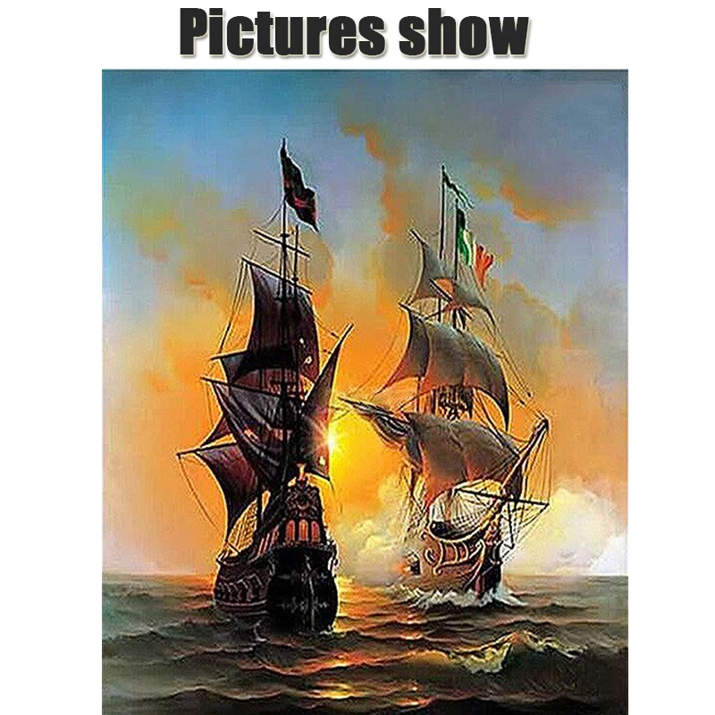 Парусный спорт DIY 5D Алмазный Набор для рисования по номерам раскраски картина