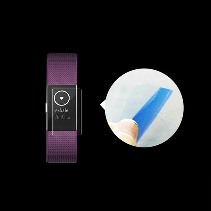 Защитная пленка PETENRY HD для Fitbit Charge 2 прозрачная ультратонкая экрана из ТПУ с