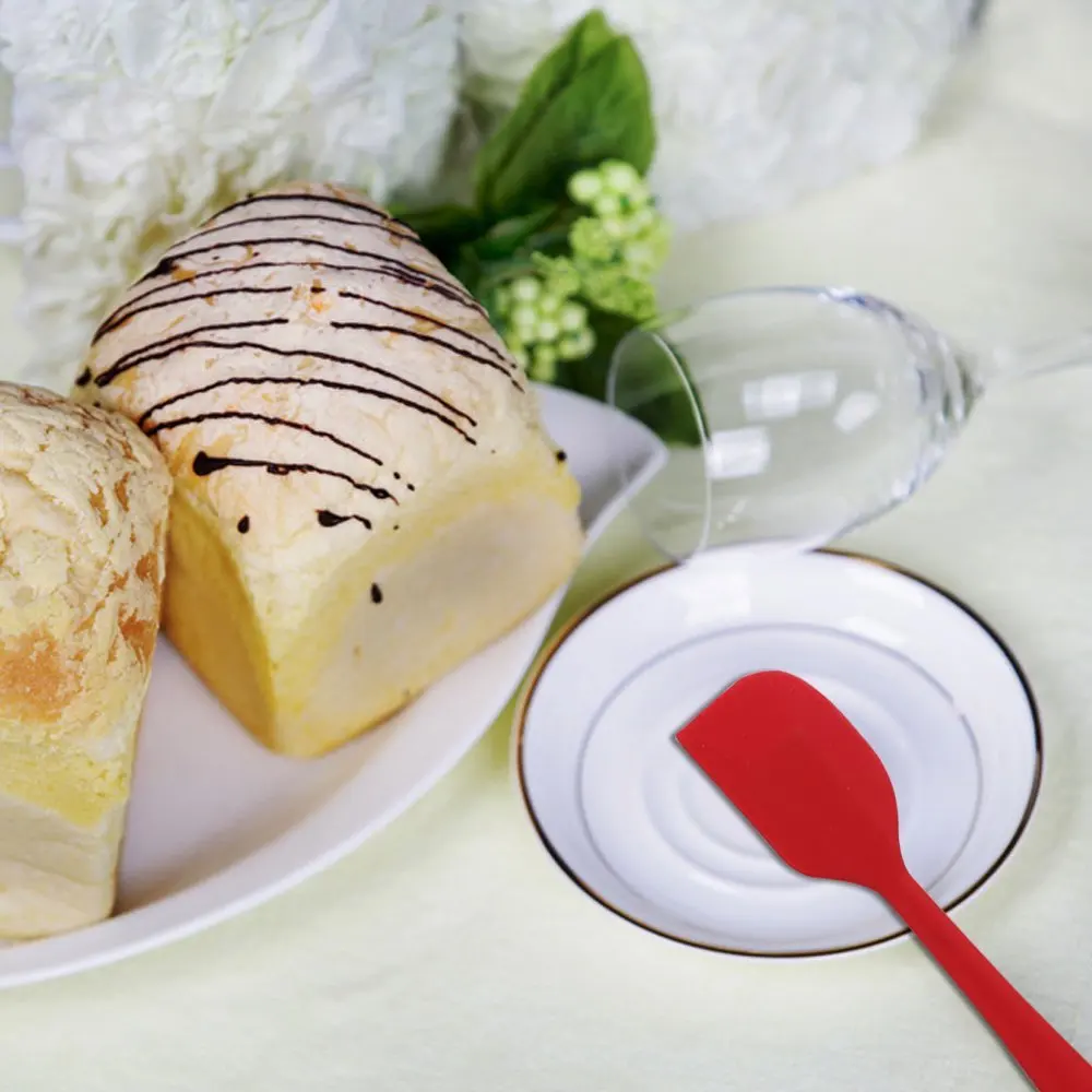 Силиконовый шпатель 3 шт термостойкий антипригарный гибкий резиновый для