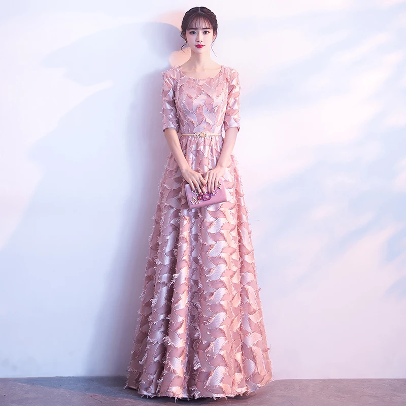 Vestido de festa Выпускные платья 2018 чайная длина Ресницы украшение Формальное вечернее