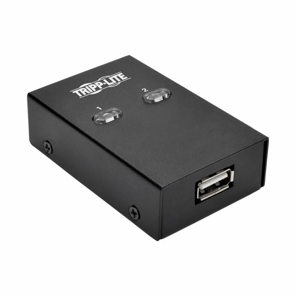 2 порта USB 2,0 автоматический распределительный Переключатель концентратор селектор переключатель для принтера сканер