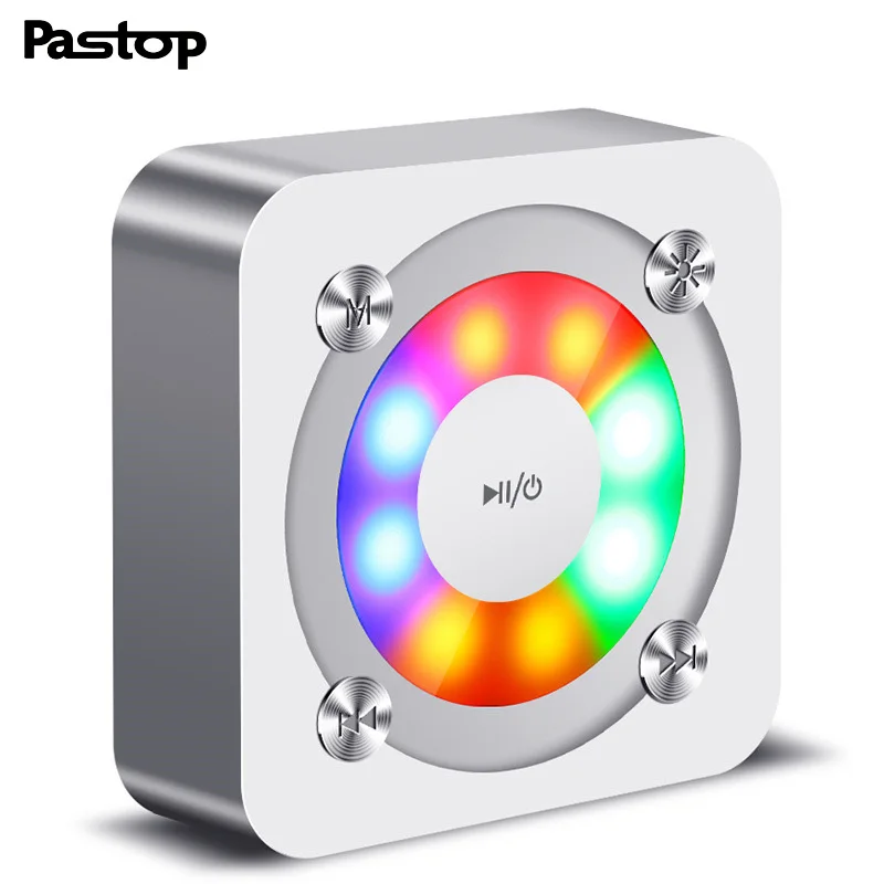 Мини портативный Bluetooth динамик круглый беспроводной громкоговоритель стерео с