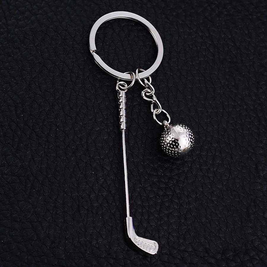 Брелок-держатель для ключа из цинкового сплава стильный брелок гольфа