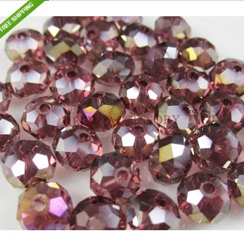 Бусины разделители стеклянные фиолетовые 4 мм 1000 шт./лот|beads loose|crystal glass beadsglass beads |