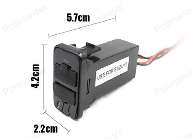 ABS приборная панель 5 в 2 1 а с двумя USB-портами | Автомобили и мотоциклы