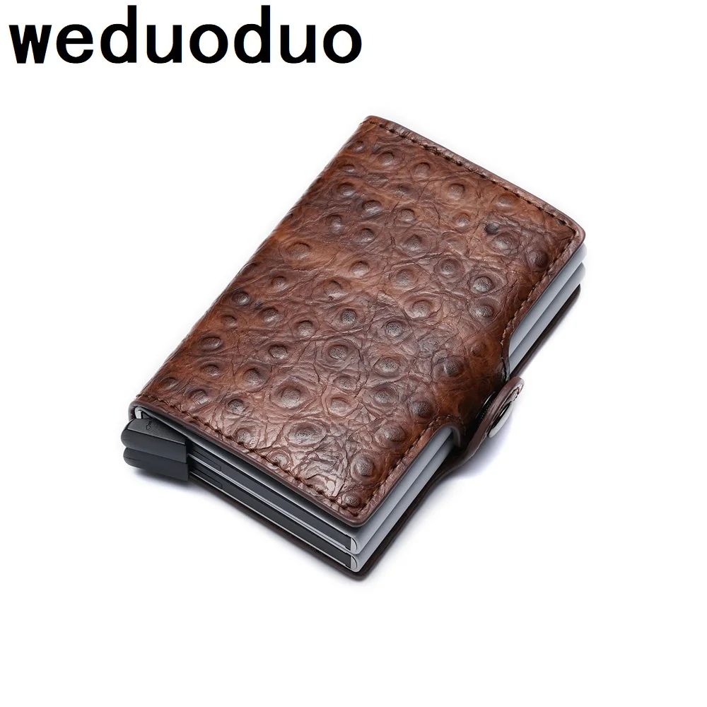 Weduoduo Новое поступление держатель для карт RFID безопасный двойной ящик мужской