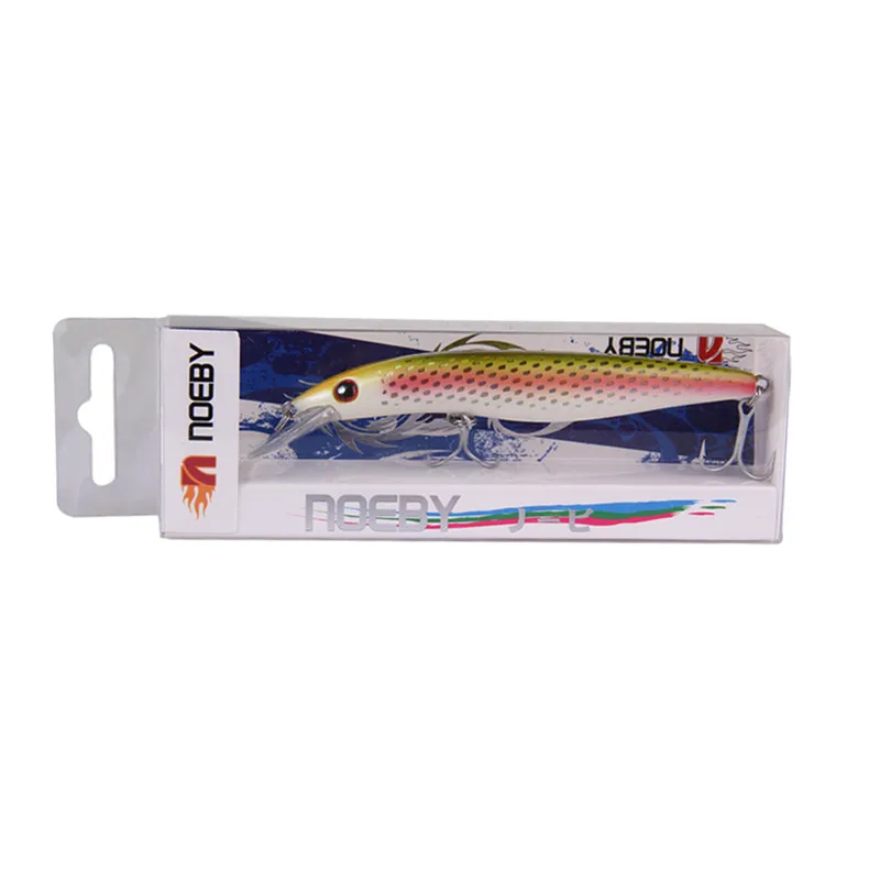 NOEBY Minnow Hard Lure 85mm/7g 100mm/10.5g 125mm/19g Leurre Wobblers Isca Artificial Peche Souple Fishing Accessories | Спорт и