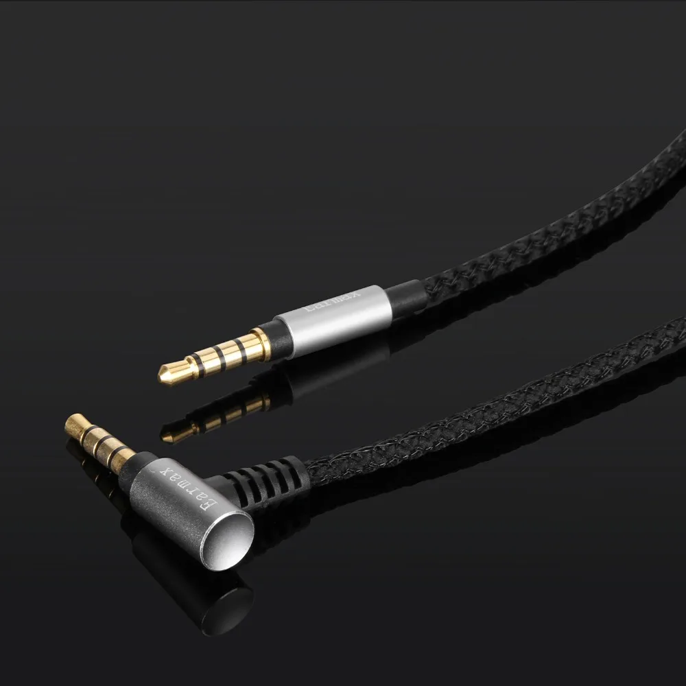 Сменный аудиокабель из нейлона для наушников Pioneer SE-MS9BN SE-MS7BT SE-MHR5 SE-MX9 BLON BossHifi B7 B8 B7S