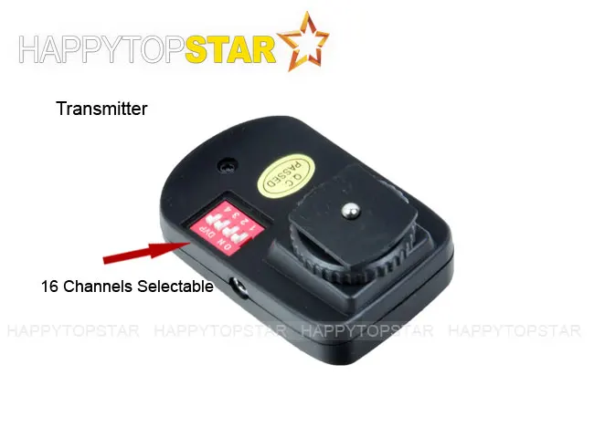 Профессиональный 16 канальный беспроводной дистанционный триггер для вспышки PT16