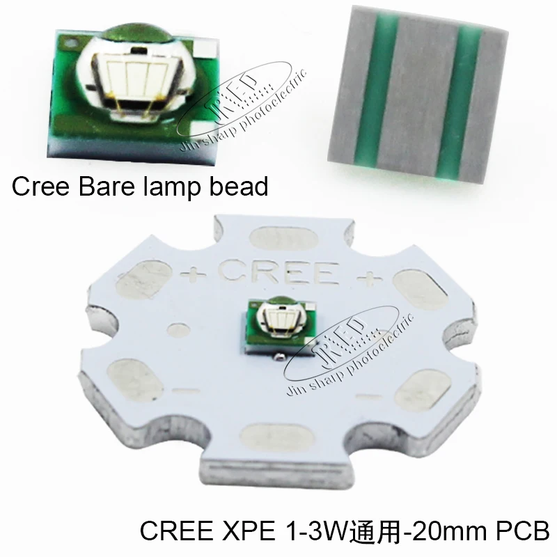 10 шт. cree XPE XP-E 3 Вт 3535 светодиодный chipUV 395 400 нм 420нм Светодиодный УФ-излучатель диод синий фиолетовый проверка стерилизации денег 20 мм pcb