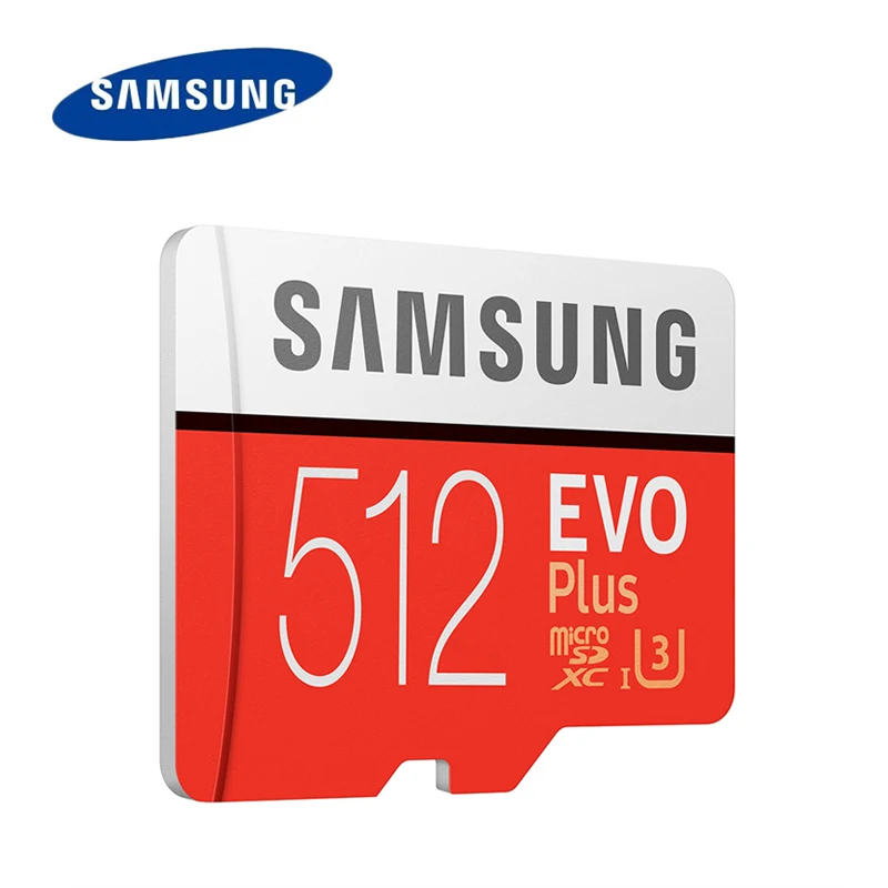 512GB U3 Оригинальная карта памяти SAMSUNG EVO Plus 64 Гб 128 ГБ 256 ГБ 512 ГБ SDXC U3 класс 10 Micro SD карты 32 Гб SDHC U1 транс флэш tf карта - Емкость: 512GB U3