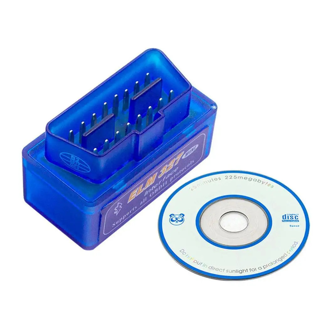 Мини Bluetooth OBD2 II авто диагностический ELM327 интерфейс сканер адаптер инструмент 2 1| |