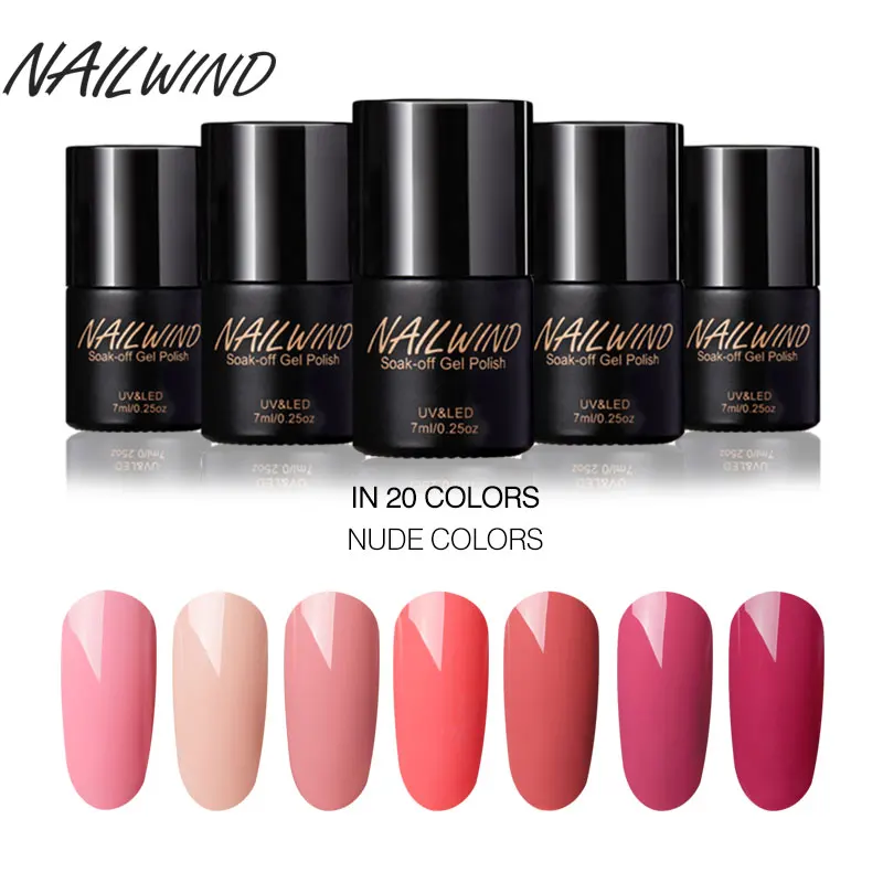 NAILWIND телесный цвет серия УФ гель лак для ногтей акриловый дизайн накладные