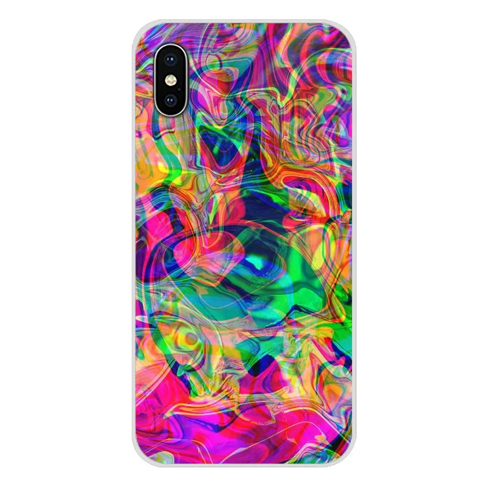 Чехол для телефона Apple iPhone X XR XS MAX 4 1 5 6 6S 7 8 Plus ipod touch абстрактные яркие аксессуары LSD