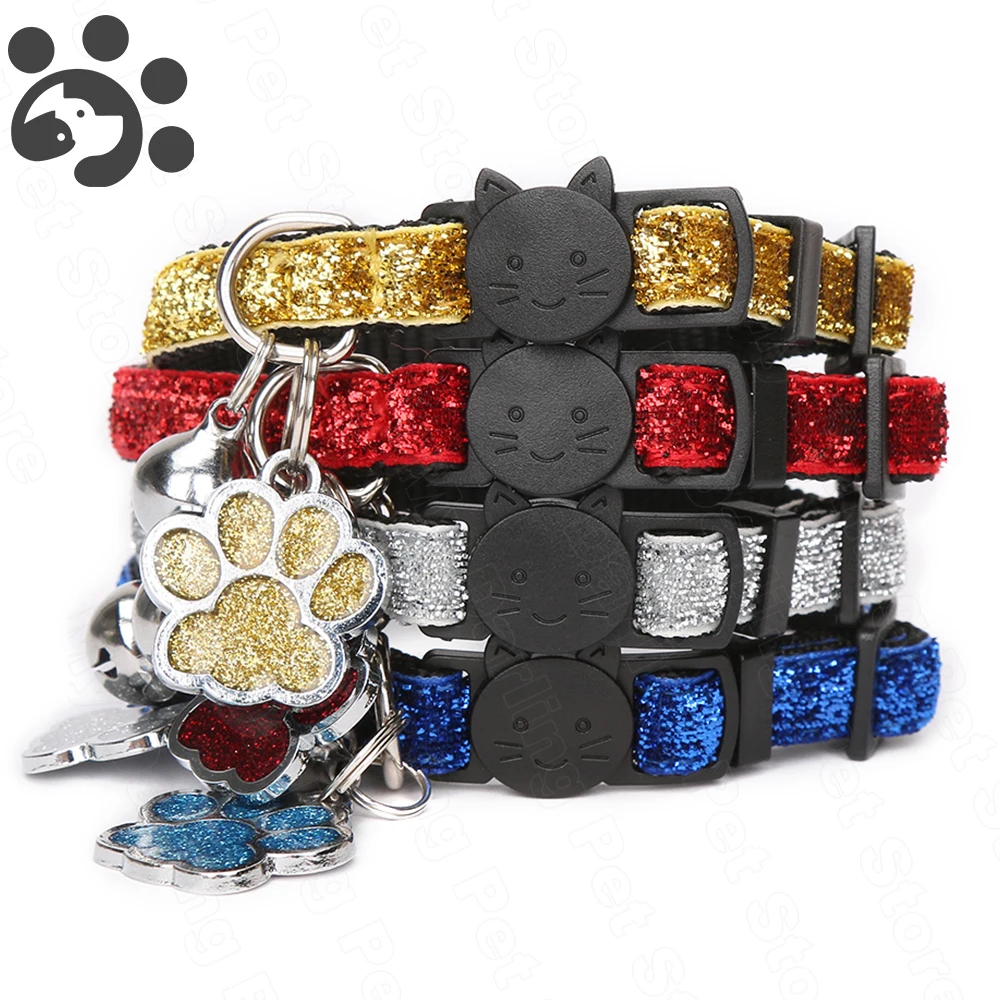 Индивидуальный ошейник с колокольчиком для домашних животных кошек Котят щенков