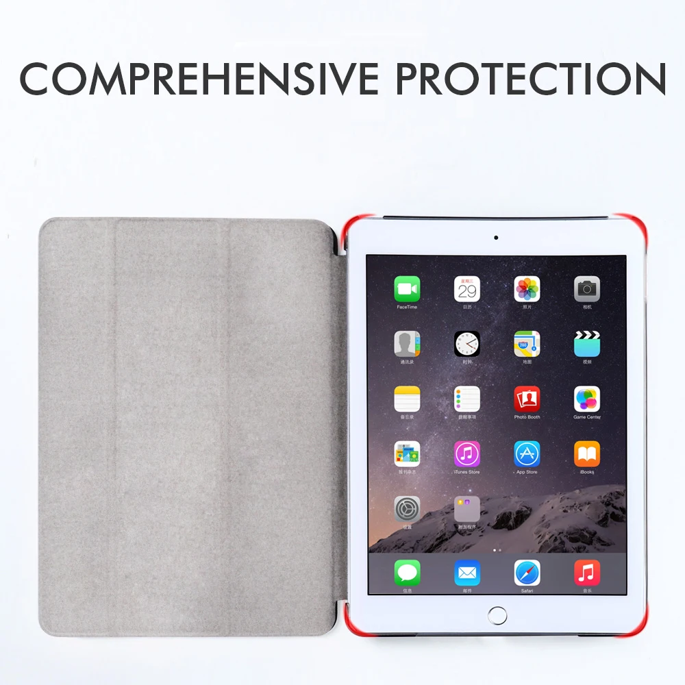 Чехол подставка из экокожи для iPad Mini 1 2 3 7 9 A1489 A1490 A149 A1599|Чехлы планшетов и