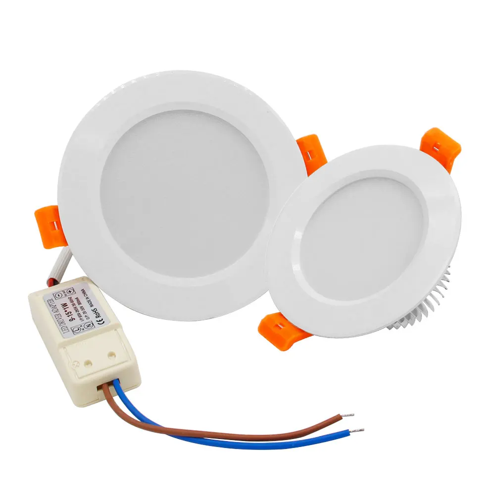 Светодиодный потолочный светильник [DBF] белый корпус утопленный высокой яркости