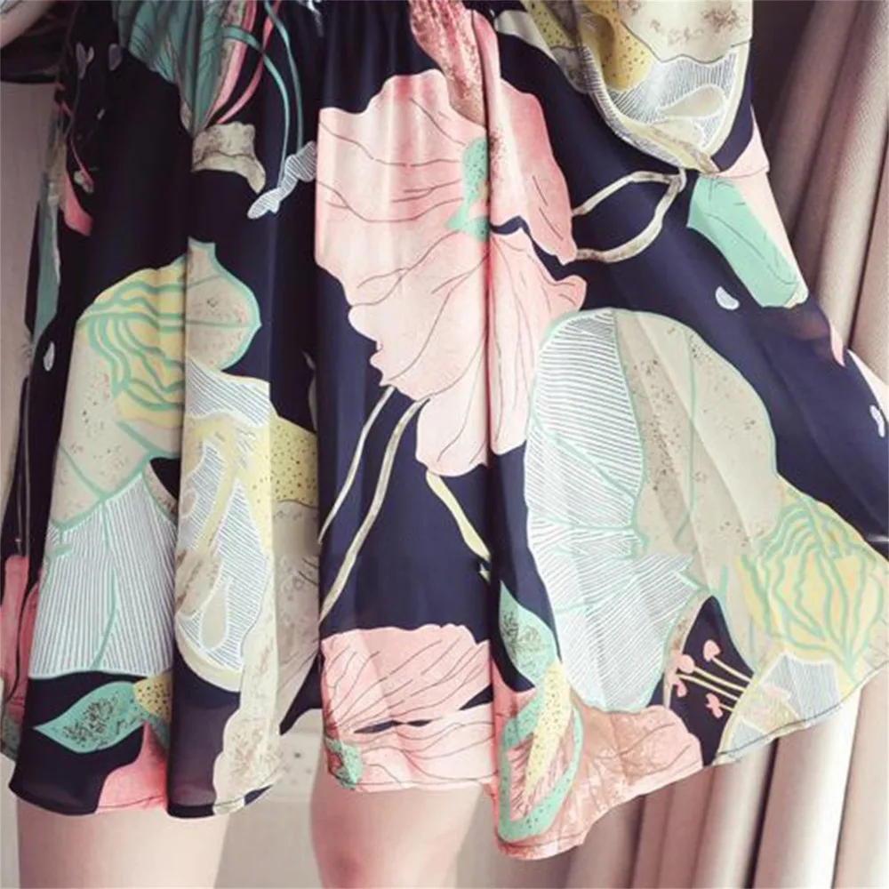 Женское летнее платье Бохо с открытыми плечами без рукавов v-образным вырезом