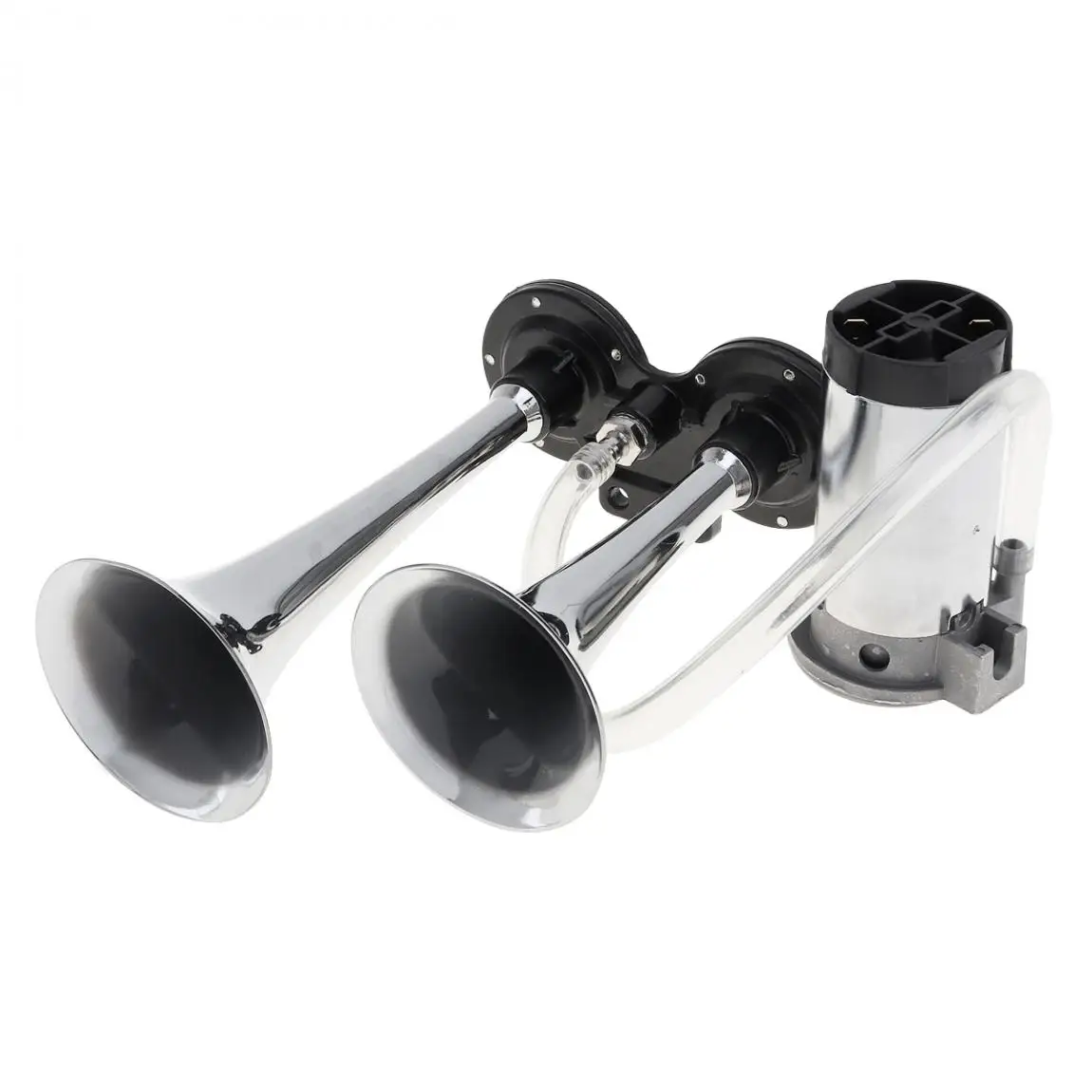 12В 178дб супер громкий двухтоновый воздушный рожок Комплект Труба компрессор с