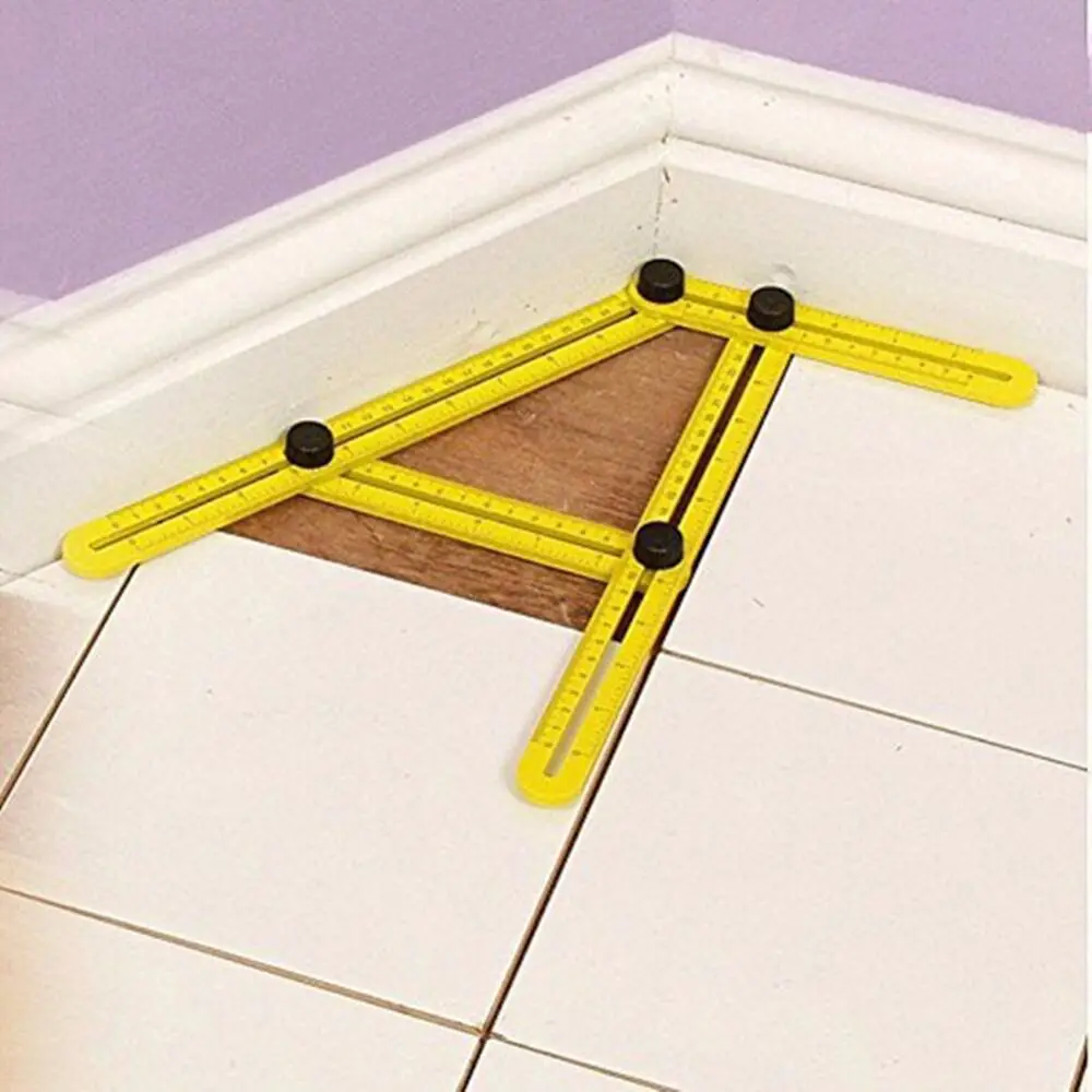 2 шт. угол шаблон инструмент измеряет все углы и формы четырехсторонний линейка