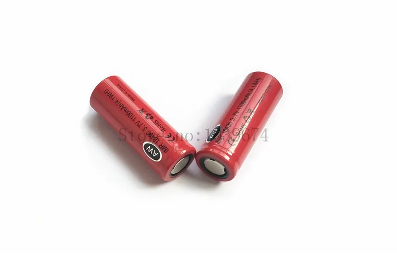 Перезаряжаемые литий ионные батареи высокой мощности IMR 18490 1100mah 3 7 V