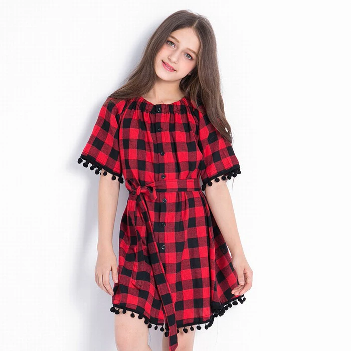 Детские вечерние платья для девочек повседневные летние без рукавов в полоску