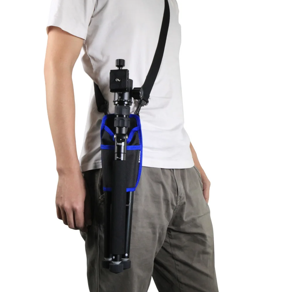 Черный поясной чехол сумка Selens с d образным кольцом для монопода штатива|tripod