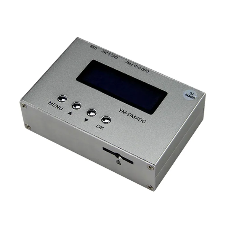 DMX512 аналого-цифровой преобразователь/адрес кодер интернет-телевидение DMX светодиодная точечная лампа декодер DMX512 светодиодный настенный светильник с новой уникальной технологией рассеивания цифровой трубный контроллер