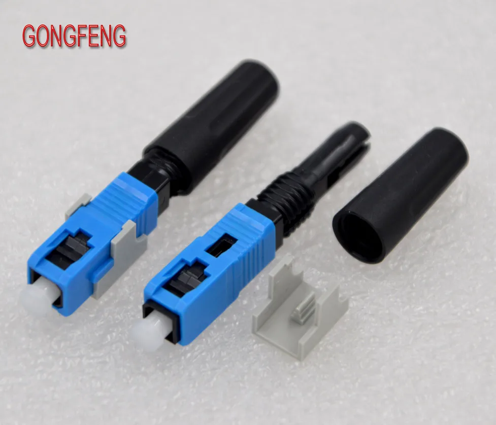 GONGFENG 100 шт. Новинка SC/APC оптоволоконный быстрый разъем FTTH, встроенный оптоволоконный быстрый разъем, специальная