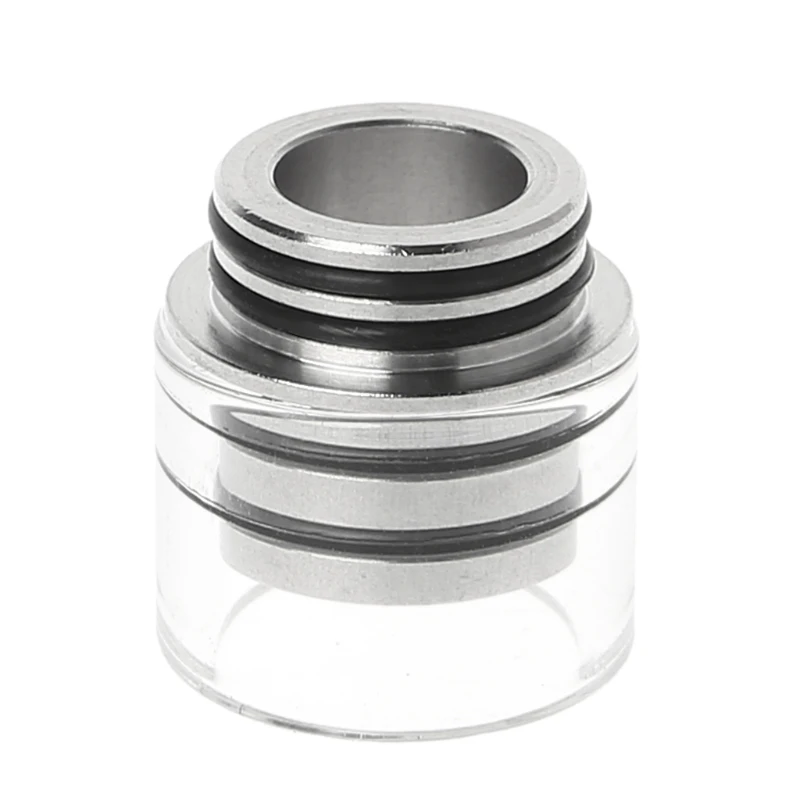 

1 Pc Vape 810 Stainless Steel Glass Drip Tip Electronic Cigarette Mouthpiece